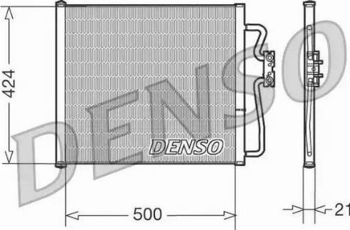 Denso DCN05007 - Condensateur, climatisation droxauto.com