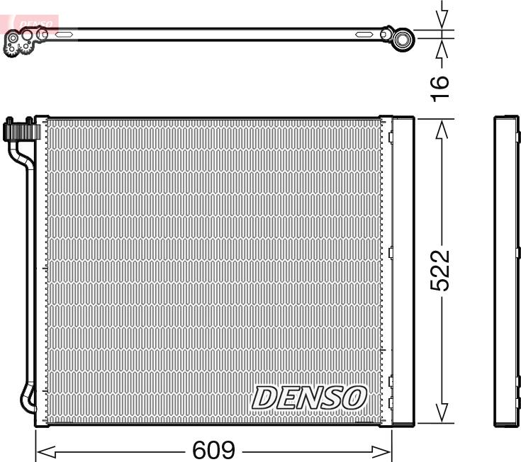 Denso DCN05034 - Condensateur, climatisation droxauto.com