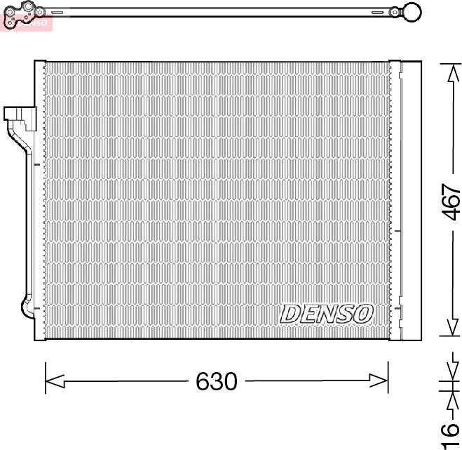 Denso DCN05029 - Condensateur, climatisation droxauto.com