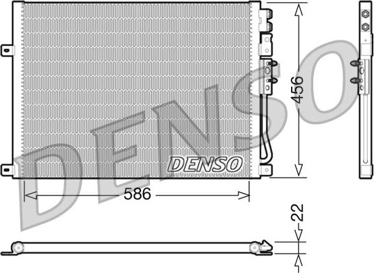 Denso DCN06009 - Condensateur, climatisation droxauto.com