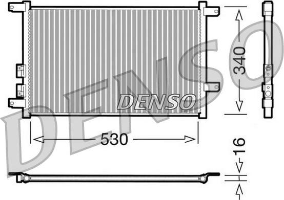 Denso DCN01011 - Condensateur, climatisation droxauto.com