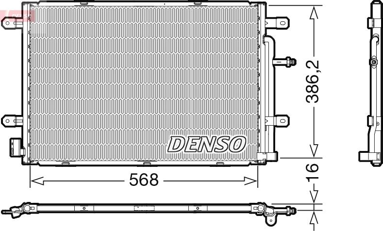 Denso DCN02039 - Condensateur, climatisation droxauto.com