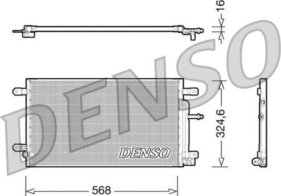 Denso DCN02020 - Condensateur, climatisation droxauto.com