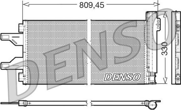 Denso DCN07050 - Condensateur, climatisation droxauto.com