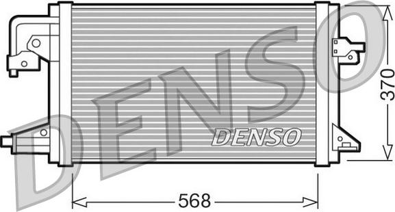 Denso DCN10001 - Condensateur, climatisation droxauto.com