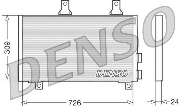 Denso DCN11003 - Condensateur, climatisation droxauto.com