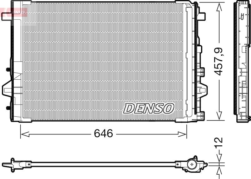 Denso DCN17059 - Condensateur, climatisation droxauto.com