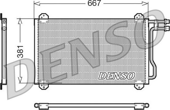 Denso DCN17055 - Condensateur, climatisation droxauto.com