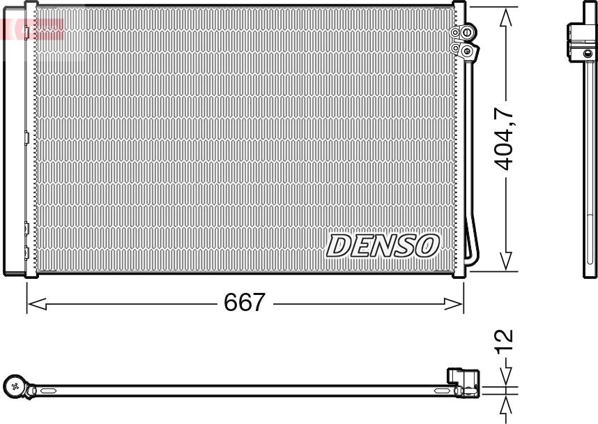 Denso DCN17062 - Condensateur, climatisation droxauto.com
