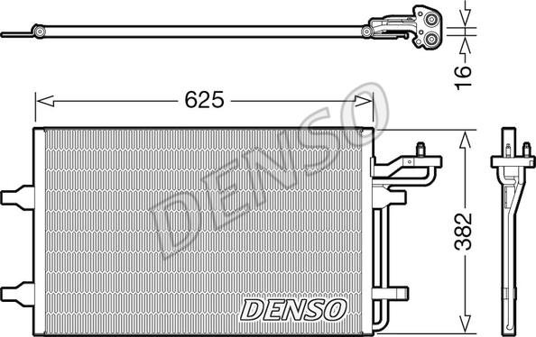 Denso DCN33009 - Condensateur, climatisation droxauto.com
