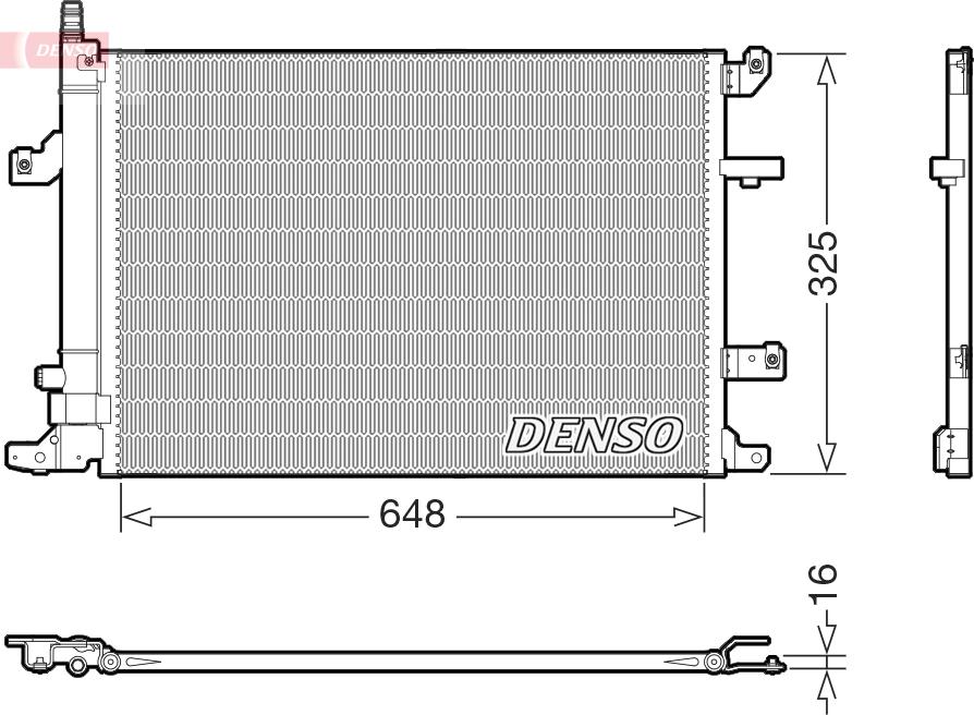 Denso DCN33017 - Condensateur, climatisation droxauto.com