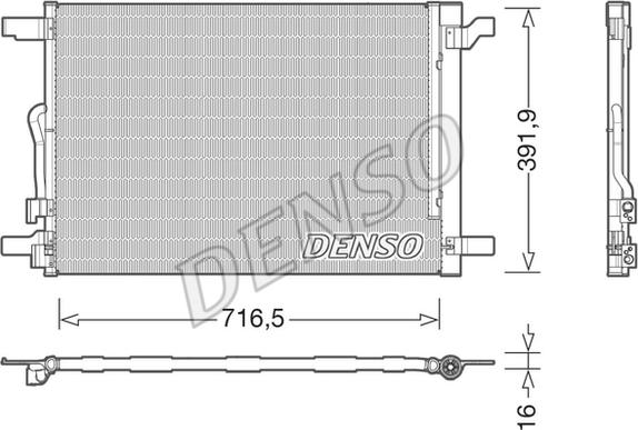 Denso DCN32024 - Condensateur, climatisation droxauto.com