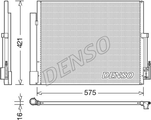 Denso DCN20036 - Condensateur, climatisation droxauto.com