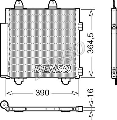 Denso DCN21033 - Condensateur, climatisation droxauto.com