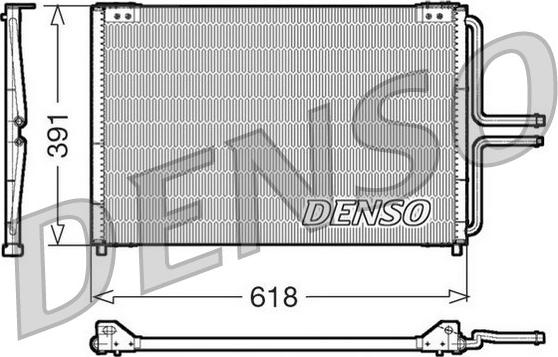 Denso DCN23020 - Condensateur, climatisation droxauto.com