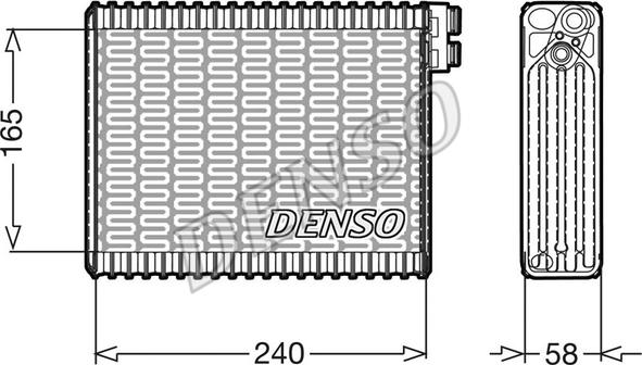 Denso DEV21004 - Évaporateur climatisation droxauto.com