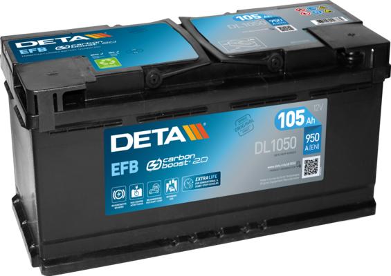 DETA DL1050 - Batterie de démarrage droxauto.com