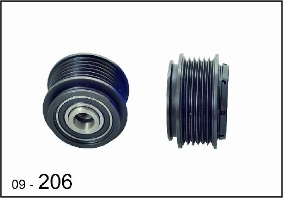 DEXWAL MOBIDEX 09-206 - Poulie, alternateur droxauto.com