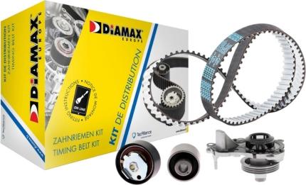 Diamax A6093WP - Pompe à eau + kit de courroie de distribution droxauto.com