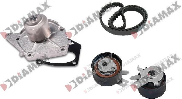 Diamax A6002WP - Pompe à eau + kit de courroie de distribution droxauto.com