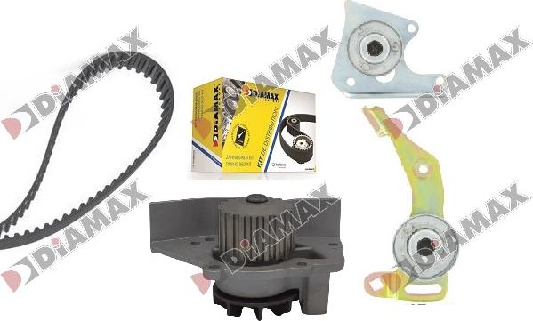Diamax A6082WP - Pompe à eau + kit de courroie de distribution droxauto.com