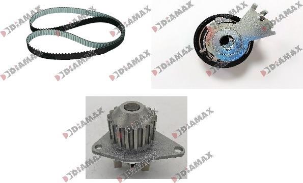 Diamax A6022WP - Pompe à eau + kit de courroie de distribution droxauto.com