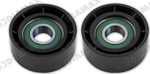 Diamax A7004 - Poulie renvoi / transmission, courroie trapézoïdale à nervures droxauto.com