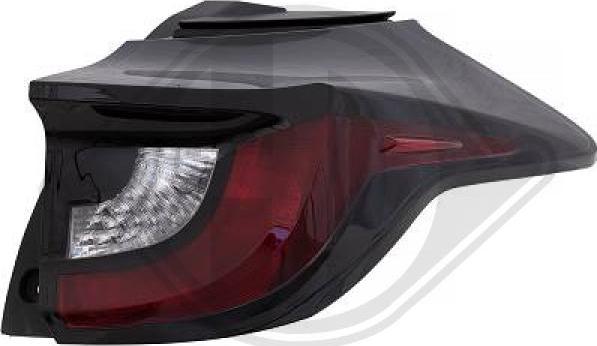 Diederichs 6608090 - Feu arrière droxauto.com