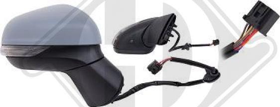 Diederichs 1432224 - Rétroviseur extérieur droxauto.com