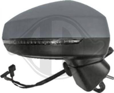 Diederichs 1033624 - Rétroviseur extérieur droxauto.com