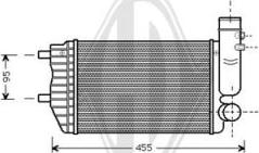 Diederichs DCA1022 - Intercooler, échangeur droxauto.com
