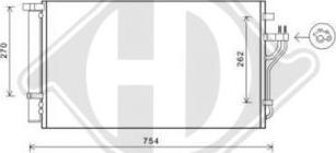 Diederichs DCC1914 - Condensateur, climatisation droxauto.com