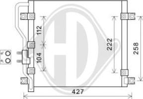 Diederichs DCC1523 - Condensateur, climatisation droxauto.com