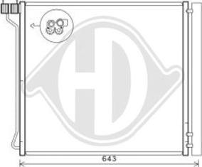 Diederichs DCC1578 - Condensateur, climatisation droxauto.com