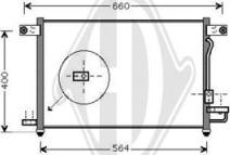 Diederichs DCC1883 - Condensateur, climatisation droxauto.com