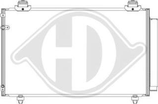 Diederichs DCC1827 - Condensateur, climatisation droxauto.com