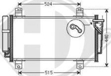 Diederichs DCC1234 - Condensateur, climatisation droxauto.com