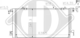 Diederichs DCC1748 - Condensateur, climatisation droxauto.com