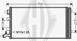 Diederichs DCC1768 - Condensateur, climatisation droxauto.com