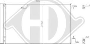 Diederichs DCC1736 - Condensateur, climatisation droxauto.com