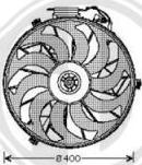 Diederichs DCL1007 - Ventilateur, condenseur de climatisation droxauto.com