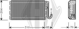 Diederichs DCV1014 - Évaporateur climatisation droxauto.com
