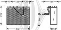 Diederichs DCV1089 - Évaporateur climatisation droxauto.com