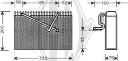 Diederichs DCV1088 - Évaporateur climatisation droxauto.com