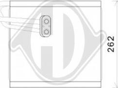 Diederichs DCV1155 - Évaporateur climatisation droxauto.com