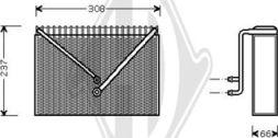 Diederichs DCV1139 - Évaporateur climatisation droxauto.com