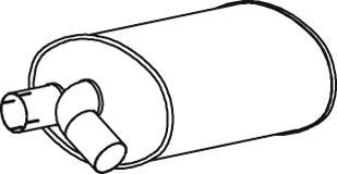 Dinex 54300 - Silencieux arrière droxauto.com