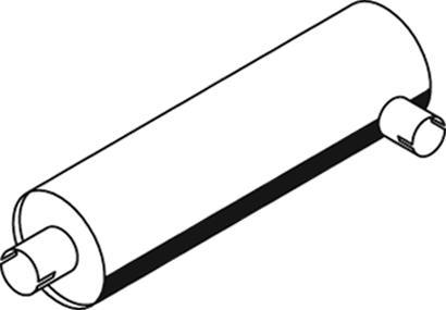 Dinex 64342 - Pot de détente / silencieux arrière droxauto.com