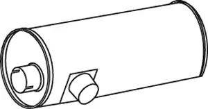 Dinex 18333 - Pot de détente / silencieux arrière droxauto.com