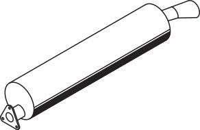 Dinex 80313 - Pot de détente / silencieux arrière droxauto.com